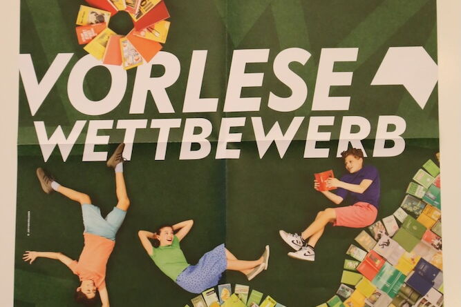 Plakat Vorlesewettbewerb